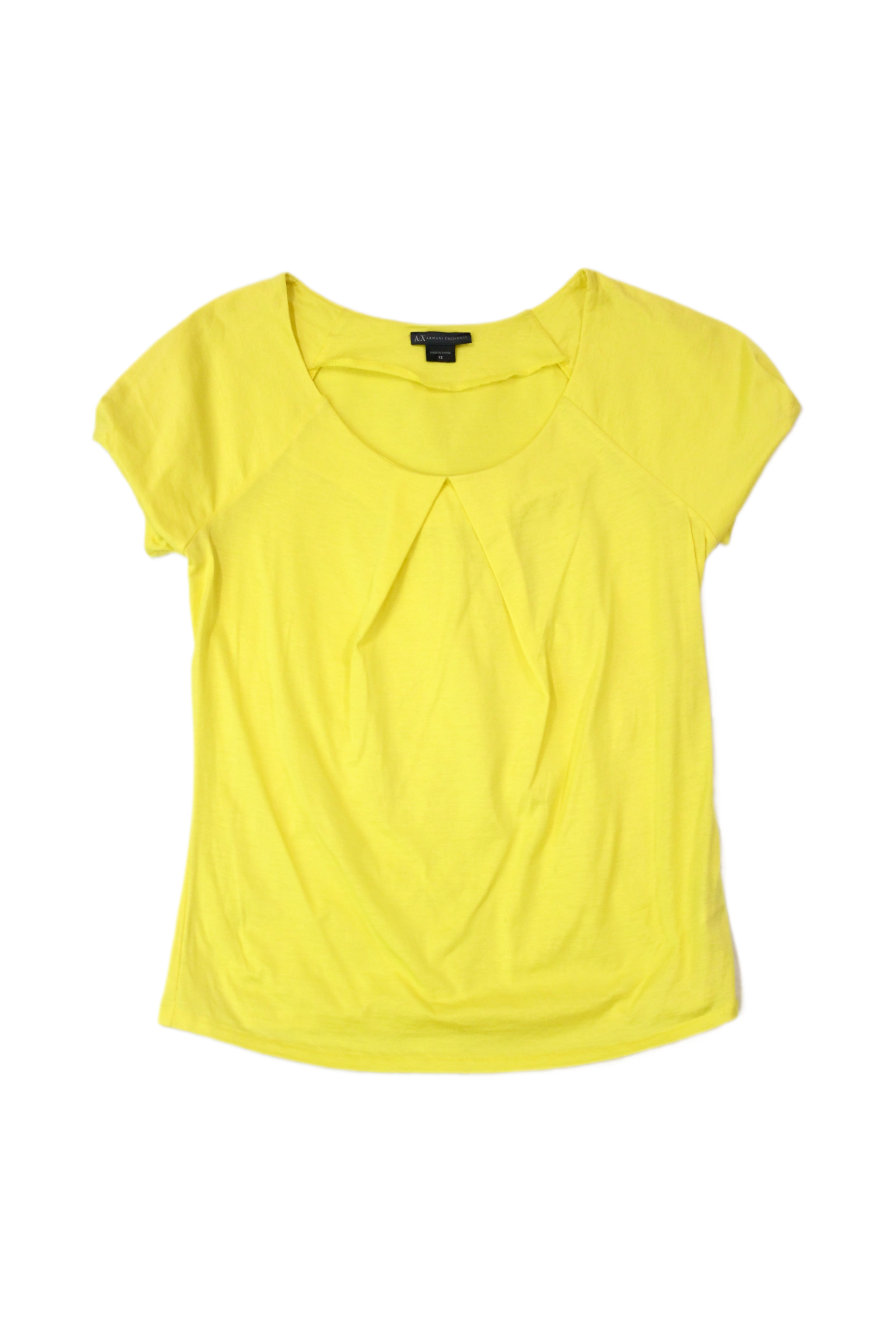 Armani Exchange - Yellow Tee