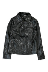 Concerto In - Faux Patent Leather Jacket