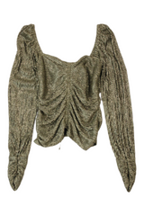 ALC - Gold Drawstring Top