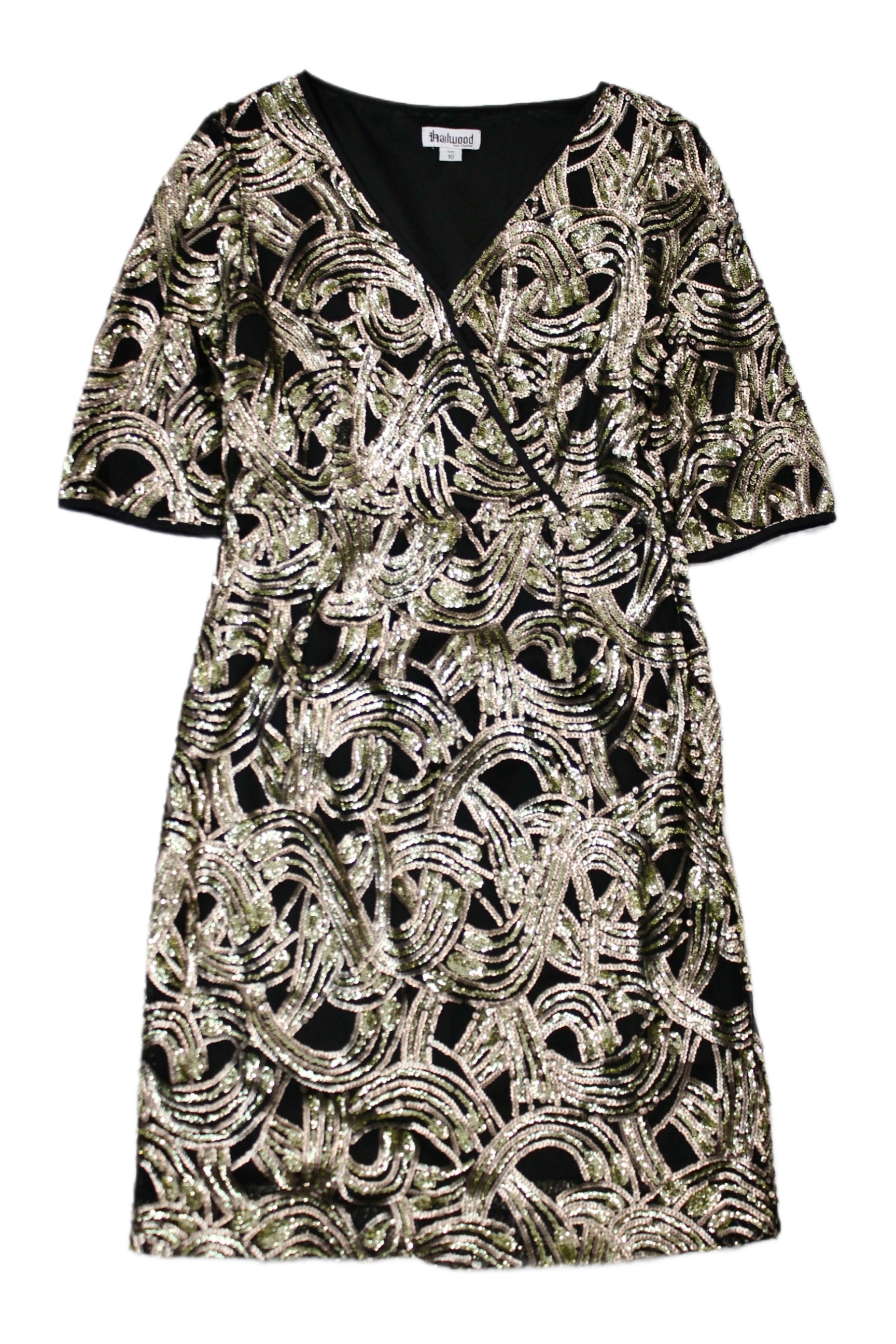 Hailwood - Gold Sequin Dress