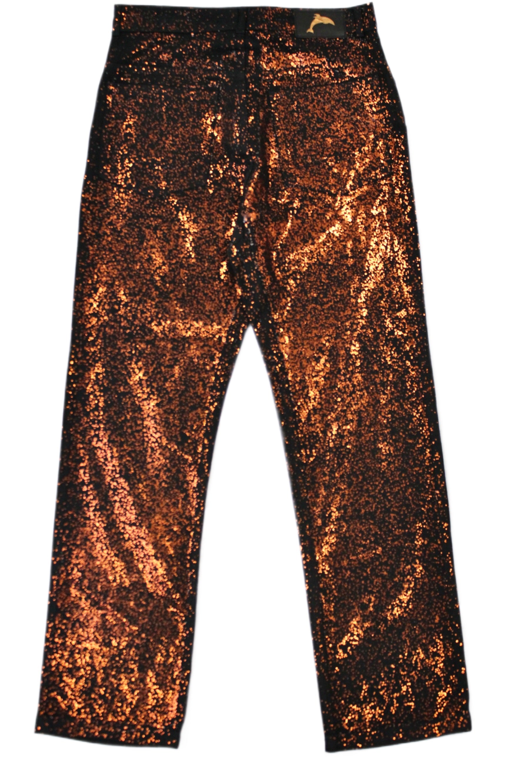 Delfos - Metallic Splatter Jeans