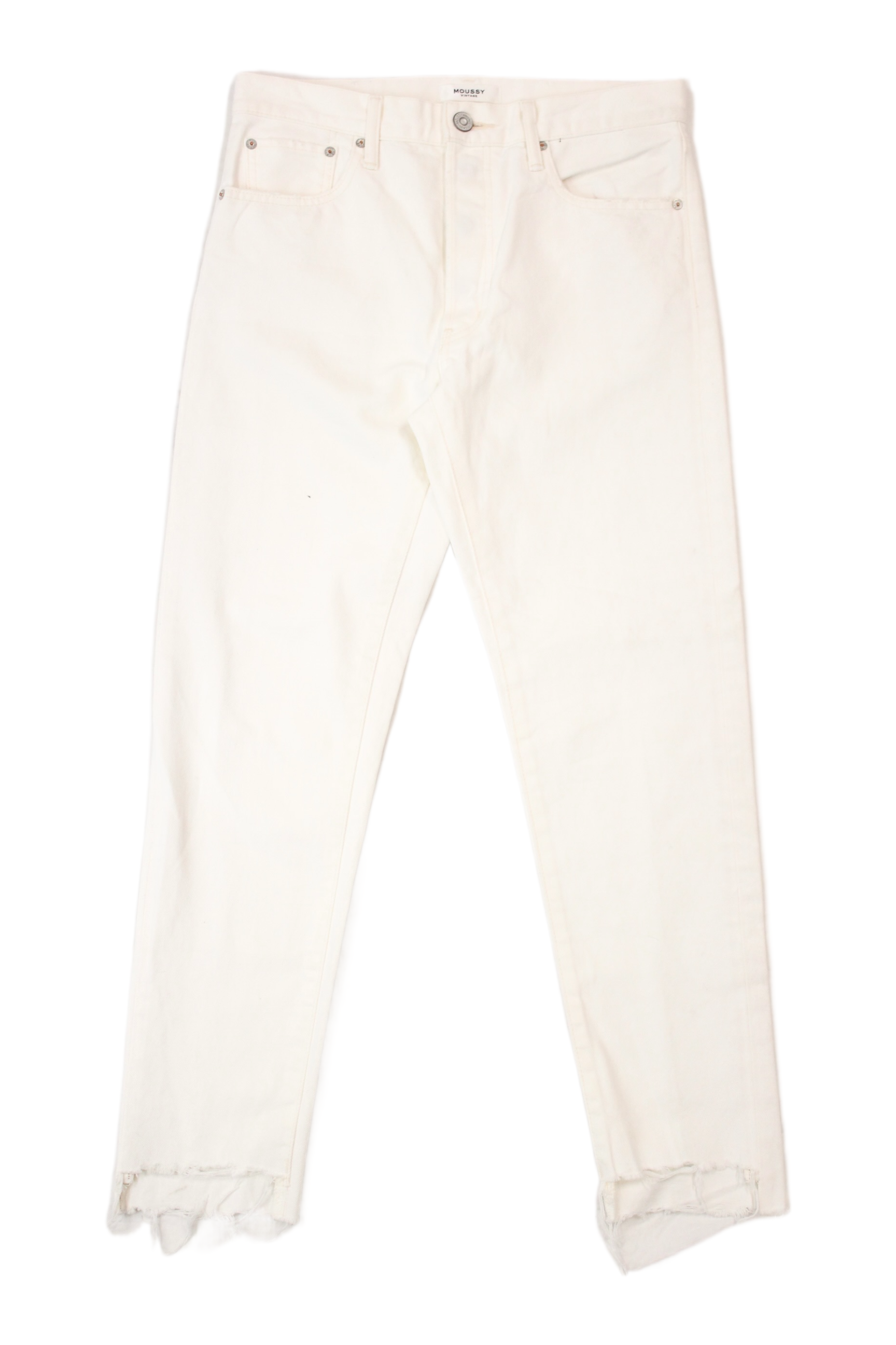 Moussy - Raw Hem Jeans
