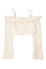 Camila Coelho - Button Front Crop