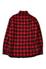 Current Elliott - Faux Sherpa Plaid Jacket