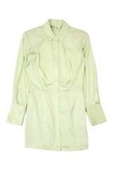 FRAME - Satin Shirt Dress