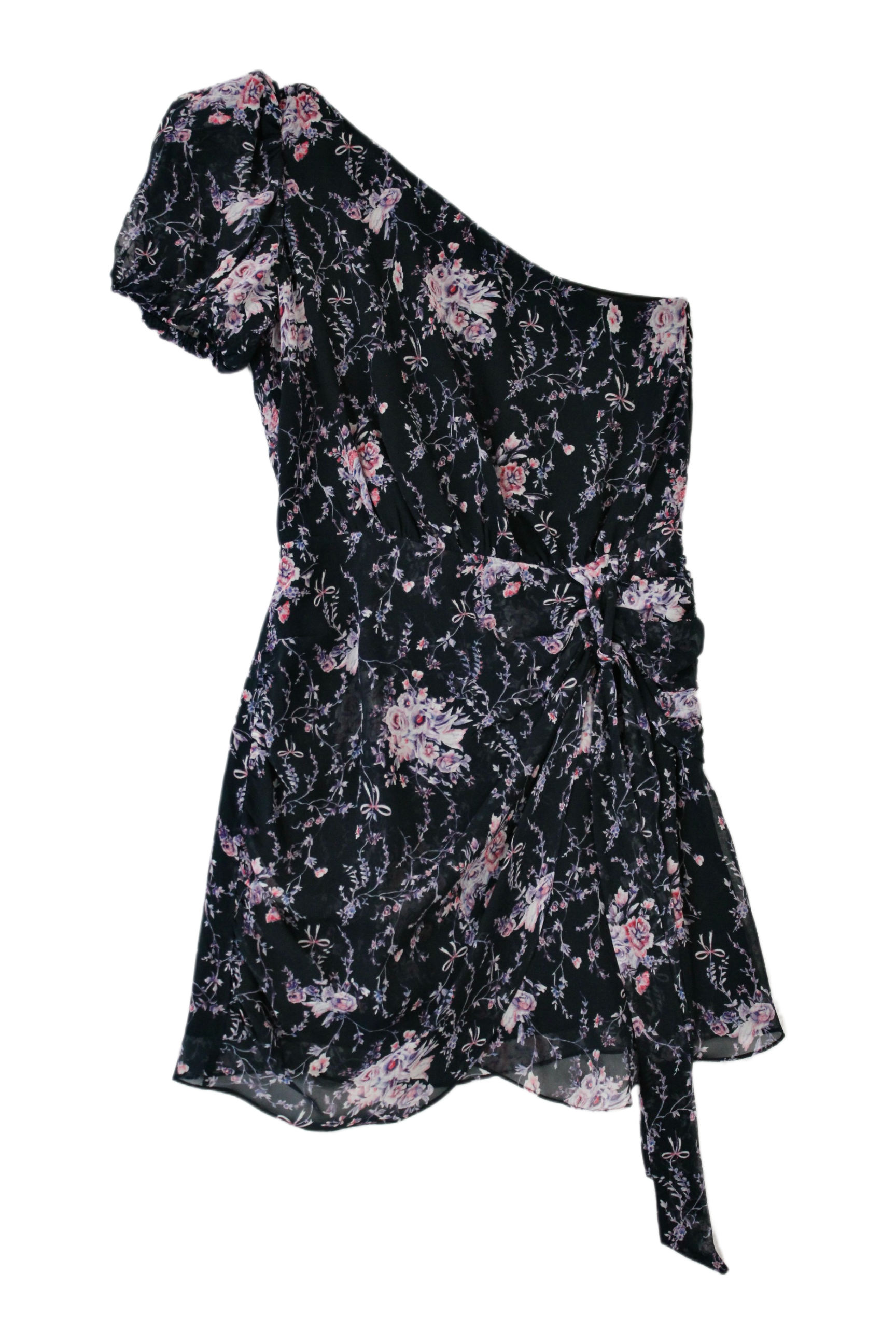 Love Shack Fancy - One Shoulder Floral Dress