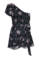 Love Shack Fancy - One Shoulder Floral Dress
