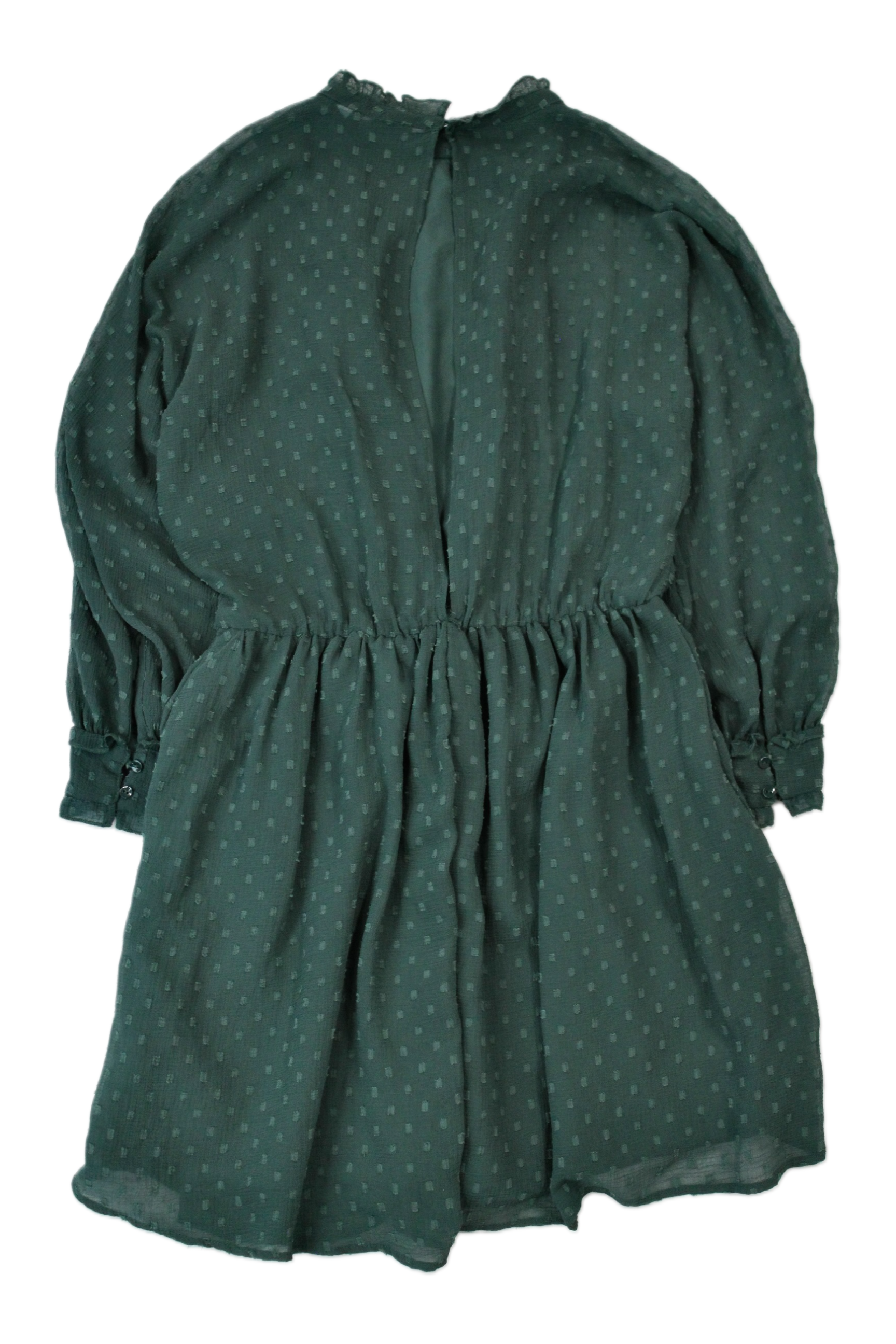 Zara - Spotted Chiffon Dress