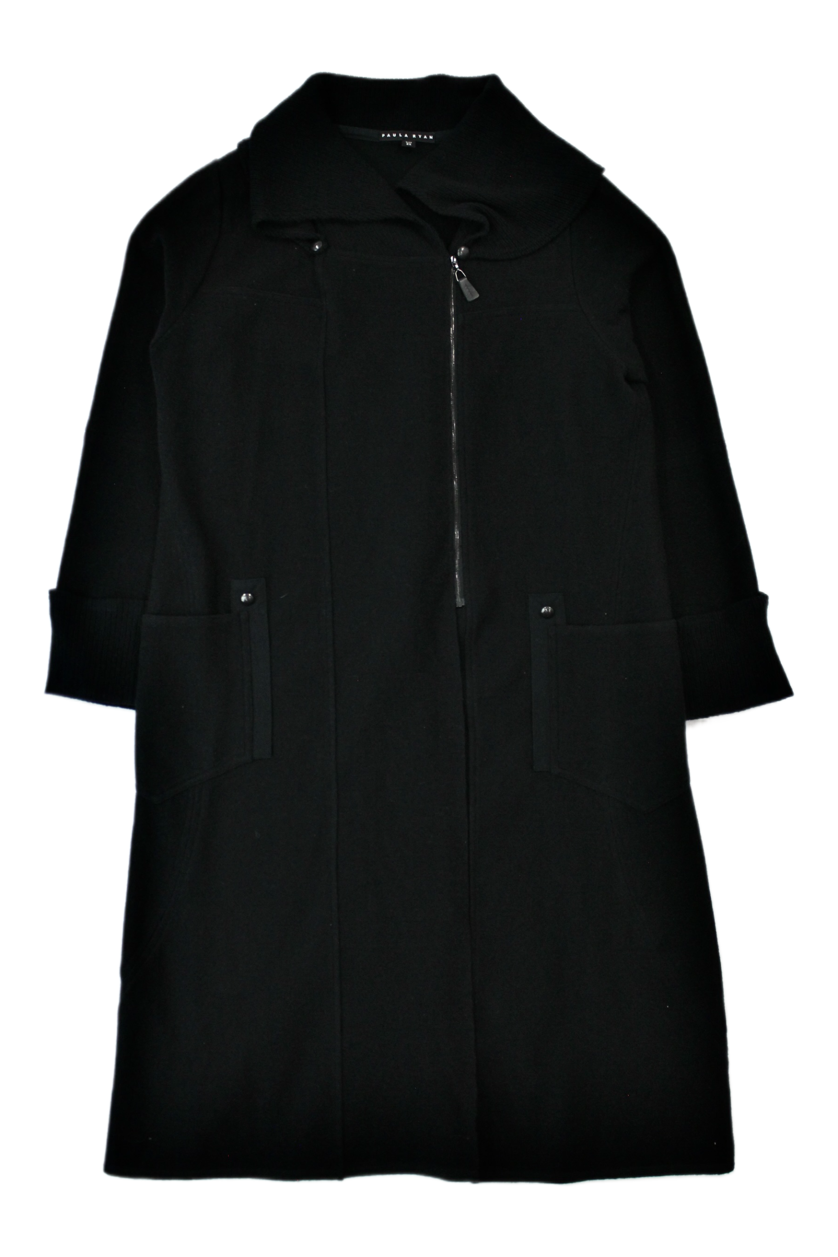 Paula Ryan - Wool Blend Knit Coat