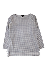 Anne Taylor - Grid Pattern Top