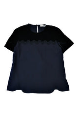Sandro Paris - Velvet Panel Top