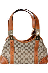 Gucci - Vintage Monogram & Buckle Bag