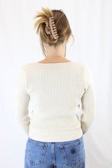 Lonely - Ribbed Knit Top