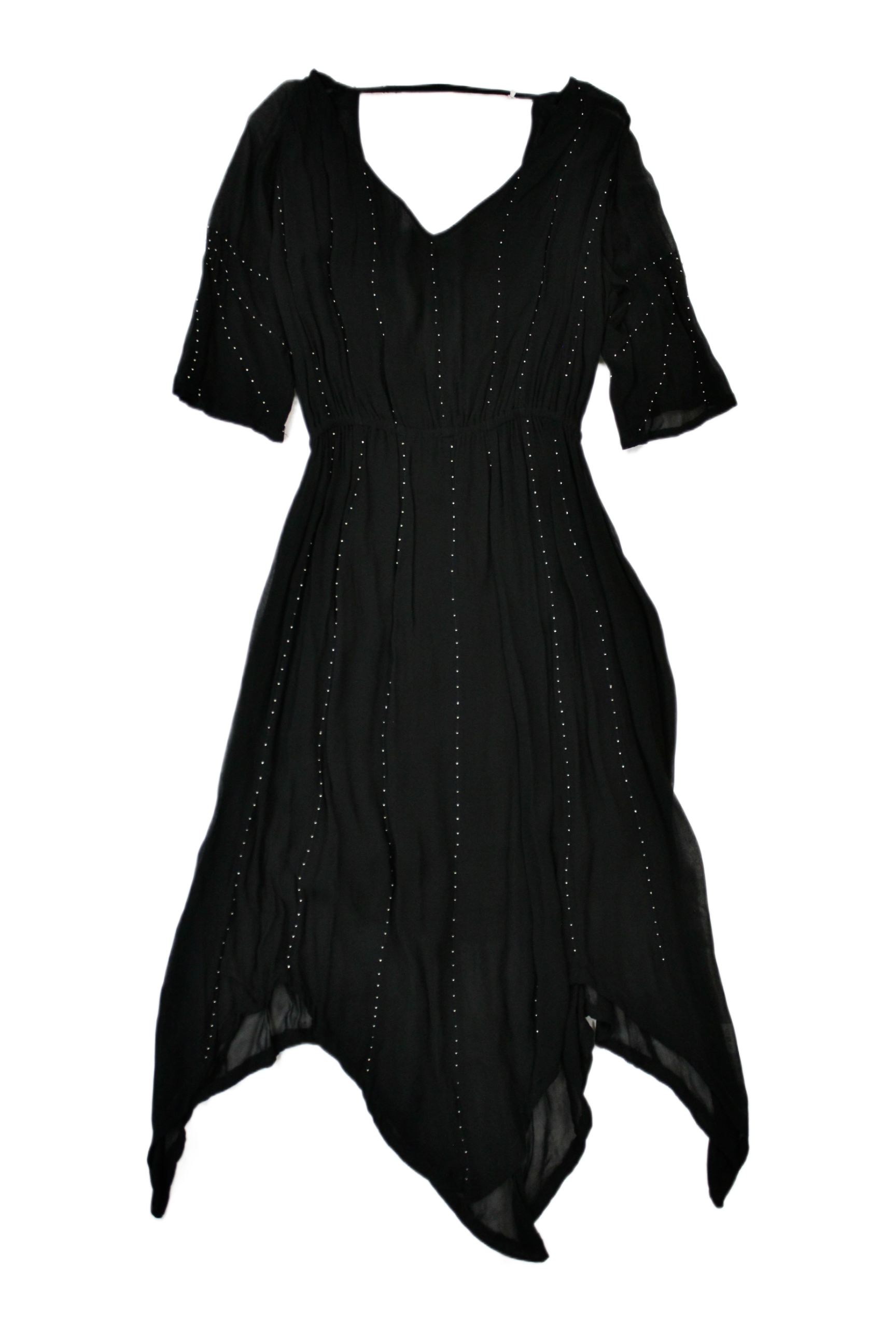 KINGA CSILLA - Studded Chiffon Dress