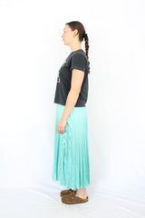 Zara - Peppermint Plisse Skirt