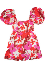 Aere - Puff Sleeve Mini Dress