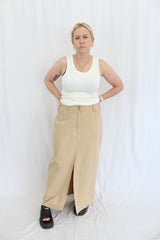 Ruby - 'Raffia Maxi Skirt'