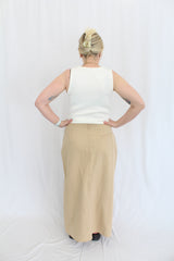 Ruby - 'Raffia Maxi Skirt'