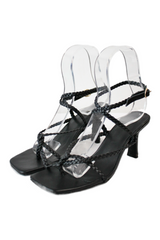 La Tribe - Braided Strap Heels