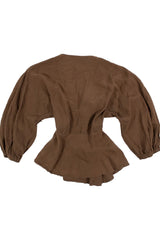 Ruby - Long Sleeve Tie Top