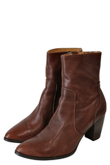 Minx - Brown Leather Boots