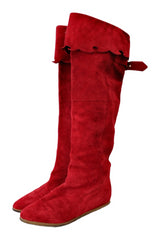 Kurt Geiger - Red Suede Boots