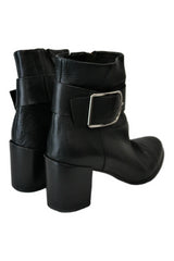 Mi Piaci - Buckle Ankle Boots