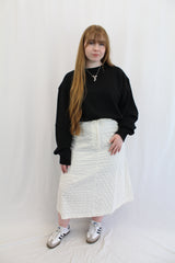 Sills - Quilted A-line Midi Skirt