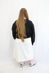 Sills - Quilted A-line Midi Skirt