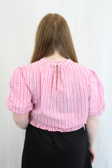 Max - Gingham Babydoll Tee