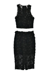 RUBY - Mesh Floral Co-Ord Set