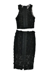 RUBY - Mesh Floral Co-Ord Set