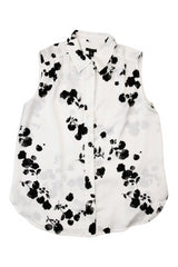 Anne Taylor - Sleeveless Satin Blouse