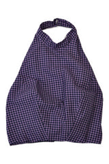 Penny Sage - Gingham Halter Top