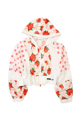 Stella Sport Adidas - Rose Print Nylon Jacket