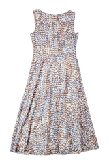 Theory - Printed Midi Dress