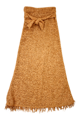 Nanushka - Knitted Fringe Trim Skirt