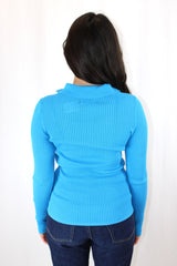 Henne - Ribbed Knit Top