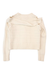 Wynn Hamlyn - Cropped Cut-Out Cardigan