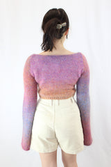 Stolen Girlfriends Club - Gradient Knit Crop Top