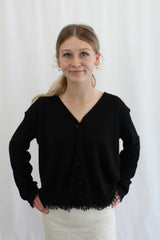 Karen Walker - Frayed Trim Cardigan