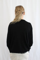 Karen Walker - Frayed Trim Cardigan