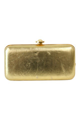 Versace - Gold Medusa Clasp Clutch