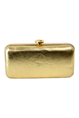 Versace - Gold Medusa Clasp Clutch
