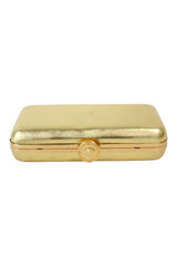 Versace - Gold Medusa Clasp Clutch