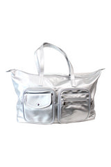 Large Silver Bag