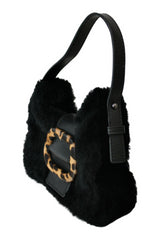 Charlotte Simone - Faux Fur Mini Handbag