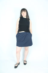 Karen Walker - Navy Mini Skirt