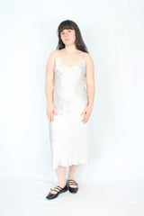 Ricochet - Silver Slip Dress