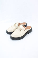 Mi Piaci - Leather Buckle Mules